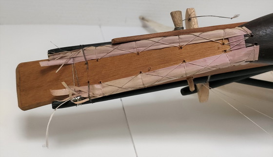 Image 1 of Houten kano Outrigger jaren 80