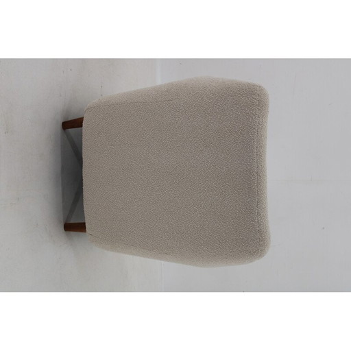 Vintage fauteuil in boucle stof, 1970