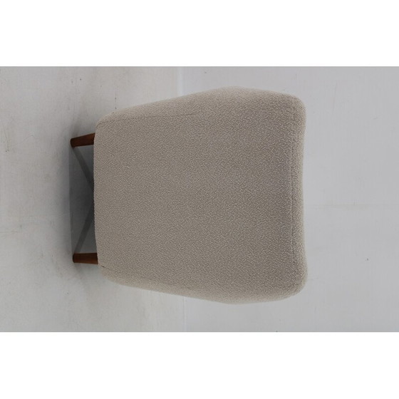 Image 1 of Vintage fauteuil in boucle stof, 1970