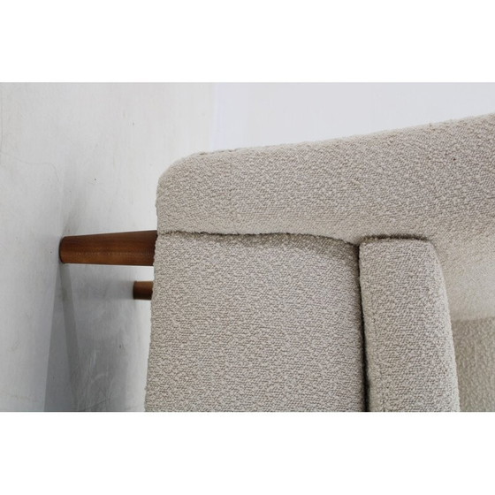 Image 1 of Vintage fauteuil in boucle stof, 1970