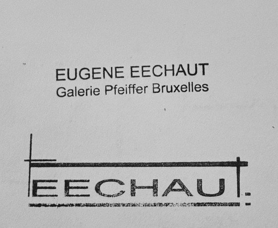 Image 1 of Eugene Eechaut ( 1928-2019 ) 8 Zeer Fraaie Surrealistische Tekeningen Van Naakte Vrouwen / Galerie Pfeiffer Brussel