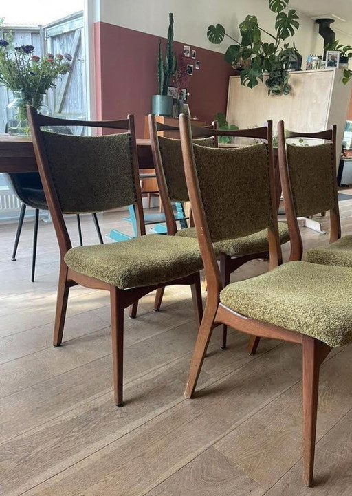 4 X Vintage Jaren 60 Stoelen