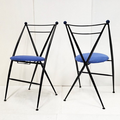 Paar vintage stoelen, 1980