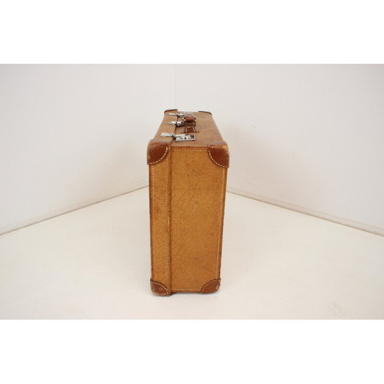 Image 1 of Lederen koffer uit Mid Century, Duitsland 1950