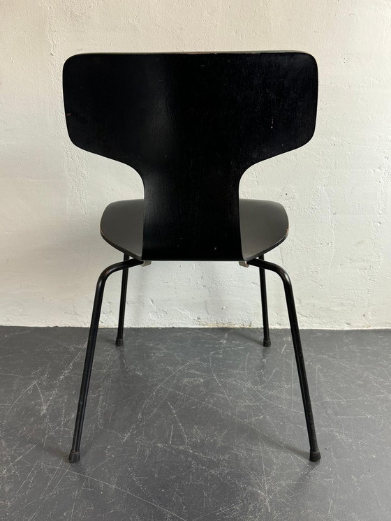 Image 1 of Arne Jacobsen Fritz Hausen Model 3103 Hammer Stoel Van 1965