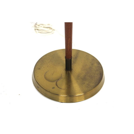 Image 1 of Vintage vloerlamp van teakhout en metaal voor Konsthantverk, Zweden 1950