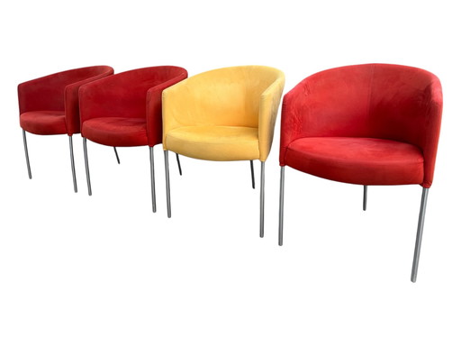 4X Eetkamer Stoelen Karel Boonzaaijer En Dick Spierenburg Voor Gelderland.