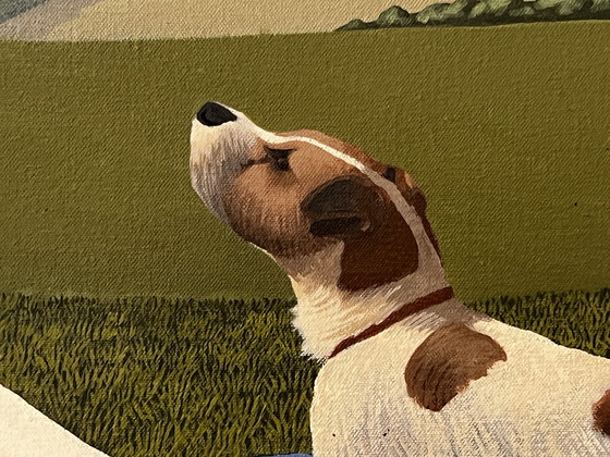 Image 1 of David Kirk, Verenigd Koninkrijk, 1960 - Origineel acrylcanvas