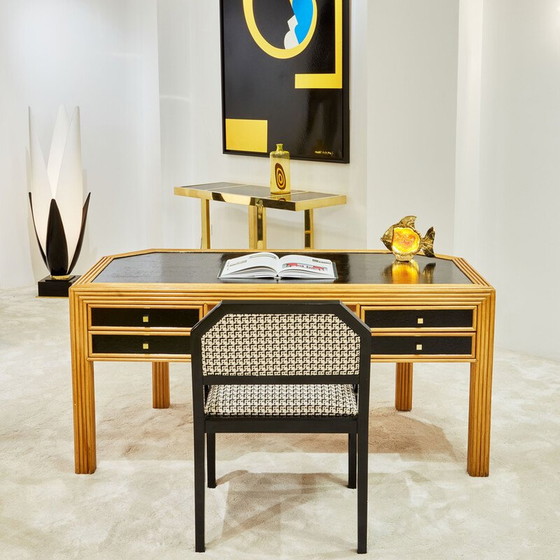 Image 1 of Vintage schilderij op houten paneel door Yves Plantevin, 1974