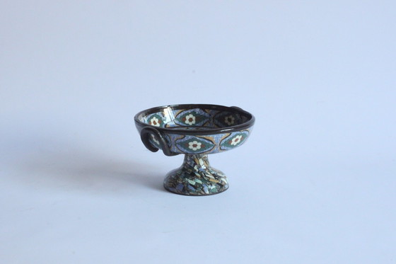 Image 1 of Jean Gerbino Mosaïc Tazza Schaal, Frankrijk 1930S