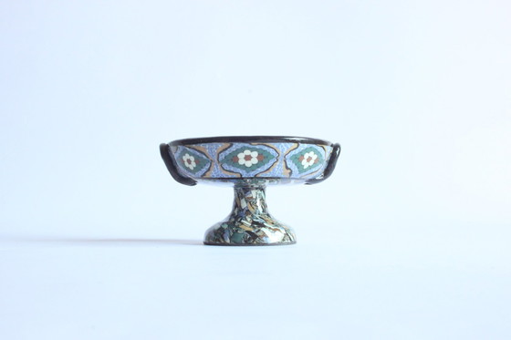 Image 1 of Jean Gerbino Mosaïc Tazza Schaal, Frankrijk 1930S