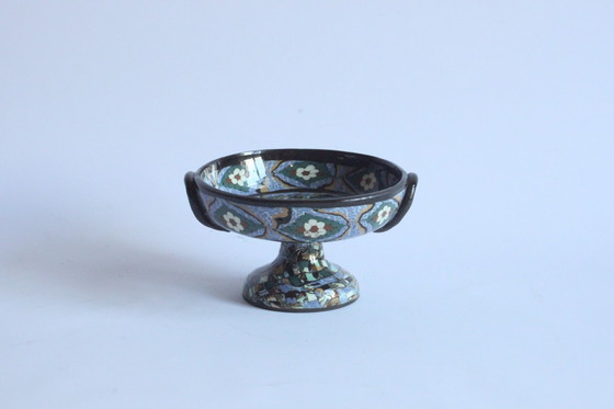 Image 1 of Jean Gerbino Mosaïc Tazza Schaal, Frankrijk 1930S