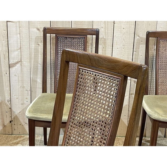 Image 1 of Suite van 4 vintage teakhouten stoelen van G-Plan