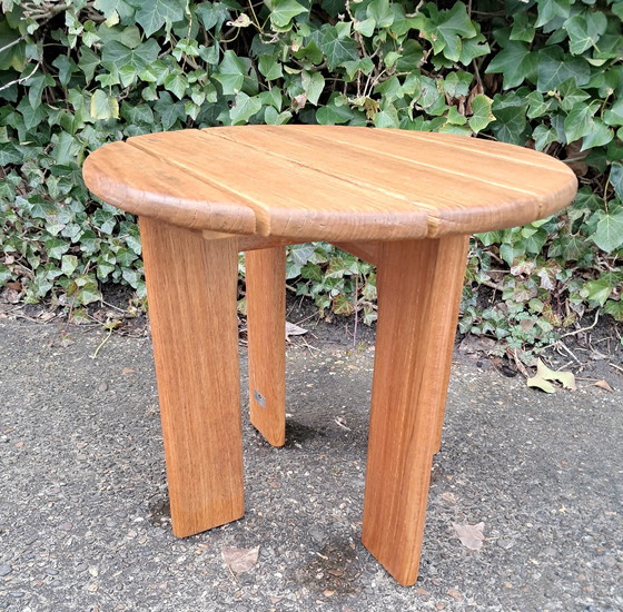 Image 1 of Gloster Teakhouten Bijzettafel 45 cm Doorsnede 40 cm Hoog