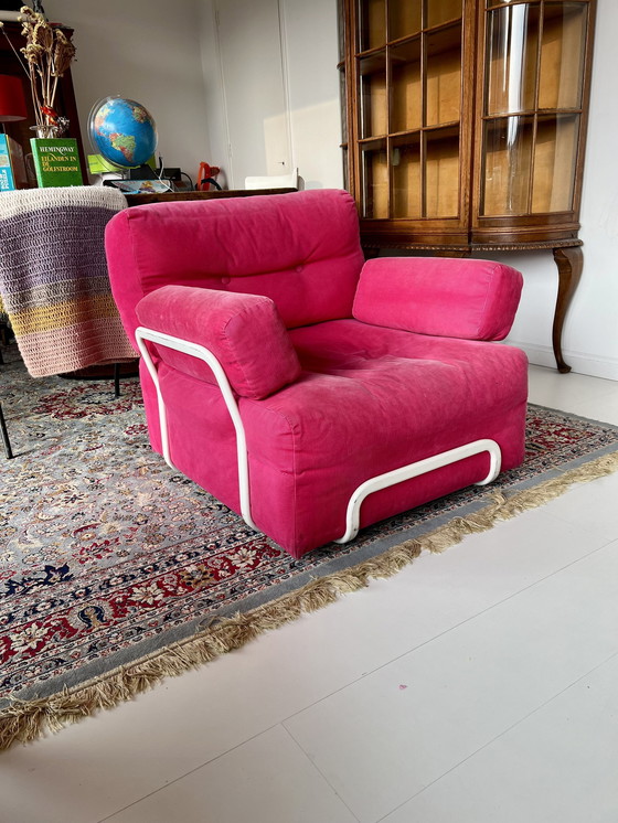 Image 1 of Vintage Rörberg Ikea Fauteuil ‘70 Roze
