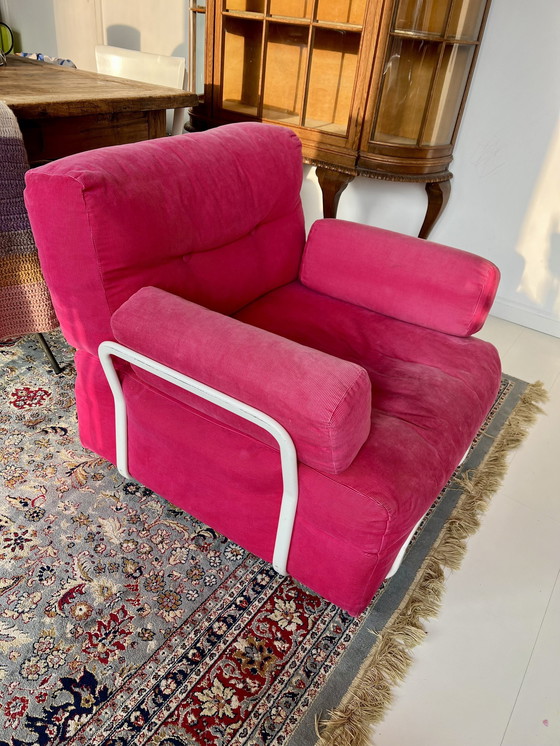 Image 1 of Vintage Rörberg Ikea Fauteuil ‘70 Roze