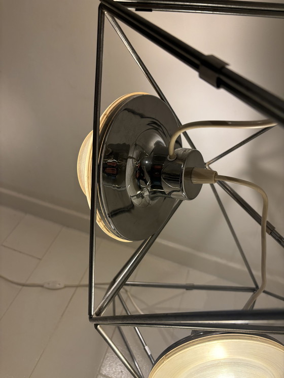 Image 1 of Sculptural Poliedra Floor Lamp By Felice Ragazzo For Guzzini, Italy, 1970S