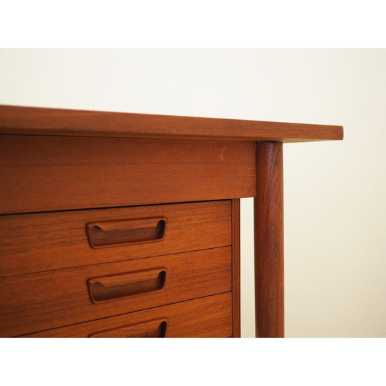 Image 1 of Teakhouten bureau, Deens ontwerp, jaren 1960, productie: Denemarken