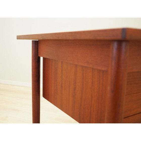 Image 1 of Teakhouten bureau, Deens ontwerp, jaren 1960, productie: Denemarken