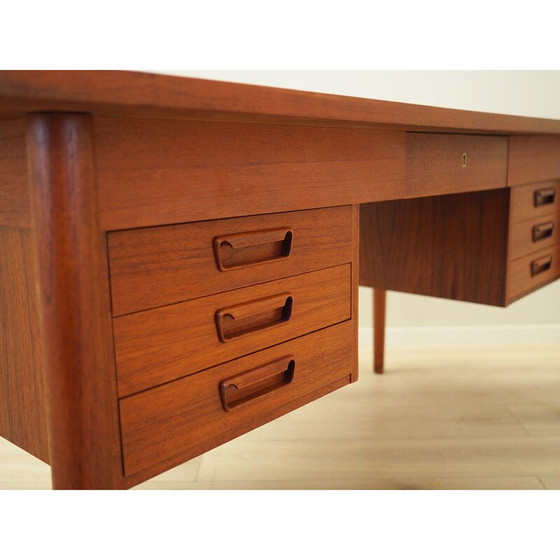 Image 1 of Teakhouten bureau, Deens ontwerp, jaren 1960, productie: Denemarken