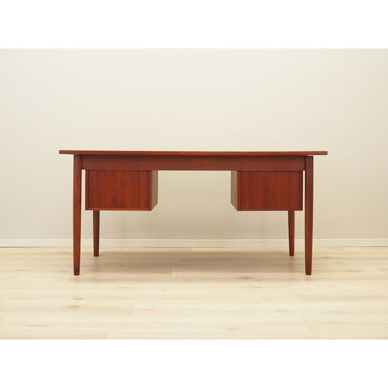 Image 1 of Teakhouten bureau, Deens ontwerp, jaren 1960, productie: Denemarken