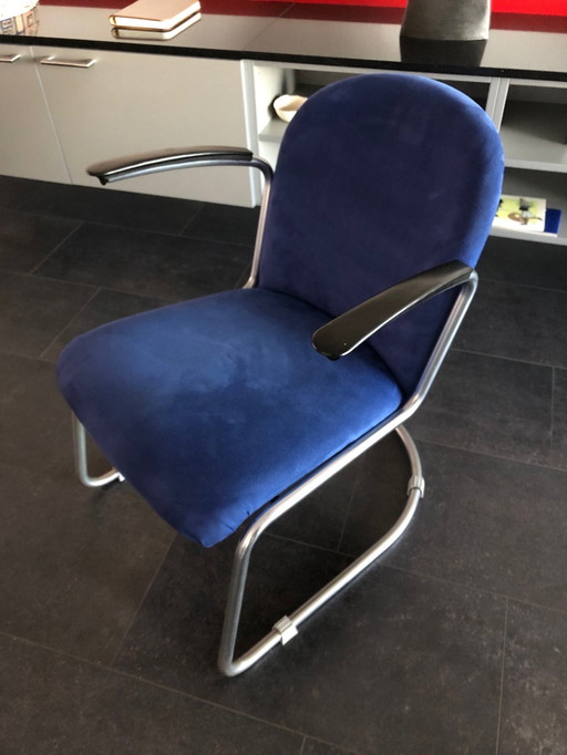 Gebr van der Stroom Dutch Originals model gispen 413 fauteuil