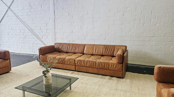 Image 1 of Walter Knoll 60s 70s Mid Century Vintage Loft Studio Zitgroep Bank Fauteuil Sofa