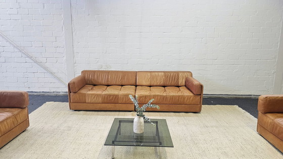 Image 1 of Walter Knoll 60s 70s Mid Century Vintage Loft Studio Zitgroep Bank Fauteuil Sofa