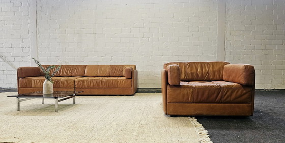 Image 1 of Walter Knoll 60s 70s Mid Century Vintage Loft Studio Zitgroep Bank Fauteuil Sofa