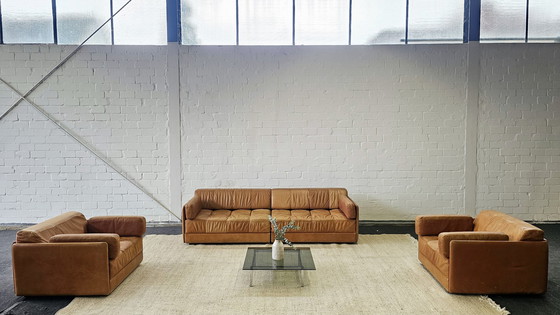 Image 1 of Walter Knoll 60s 70s Mid Century Vintage Loft Studio Zitgroep Bank Fauteuil Sofa