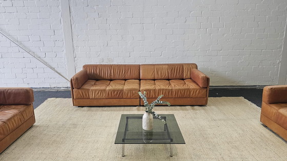 Image 1 of Walter Knoll 60s 70s Mid Century Vintage Loft Studio Zitgroep Bank Fauteuil Sofa