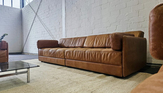 Image 1 of Walter Knoll 60s 70s Mid Century Vintage Loft Studio Zitgroep Bank Fauteuil Sofa