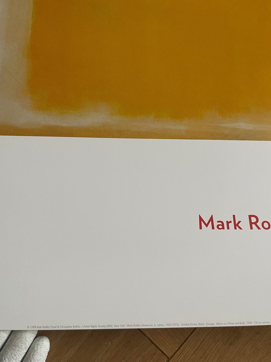 Image 1 of Mark Rothko (1903-1970), Zonder titel, (Violet, zwart, oranje, geel op wit), 1949, copyright 1998 Kate Rothko Prizel& Christophe