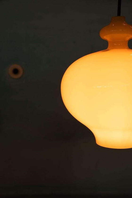 Image 1 of Vintage glazen hanglamp Hans agne Jakobssen