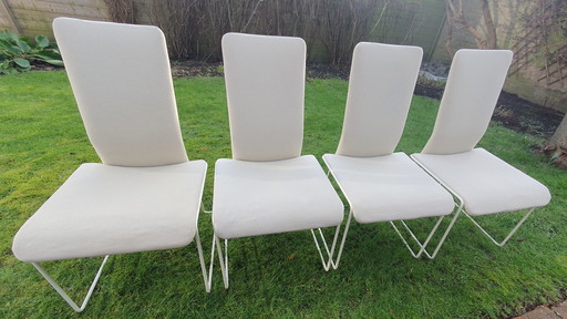 4x Hennie de Jong eetkamerstoelen