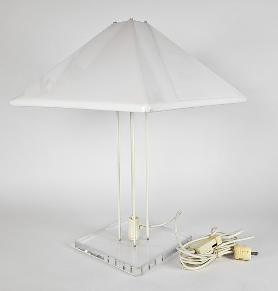 Image 1 of Harco Loor - Xxl Tafellamp - 'Umbrella' Tafellamp - Post Modern - 1980'S