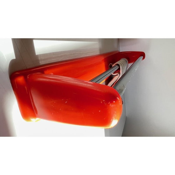 Image 1 of Vintage oranje handdoekenrek van Syla, 1970