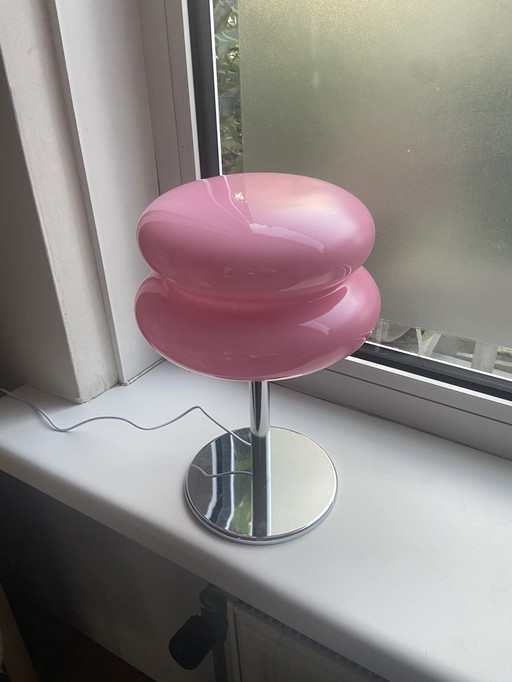 Retro Lamp - Vintage Roze Ruimte Ontwerp