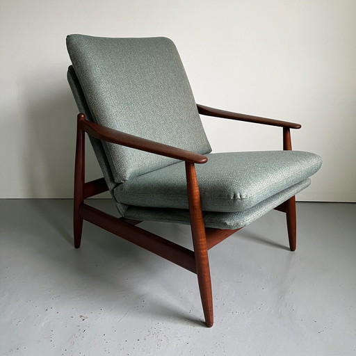 1960S Deense teakhouten 'fauteuil' model 350 van Poul Volther voor Frem Røjle