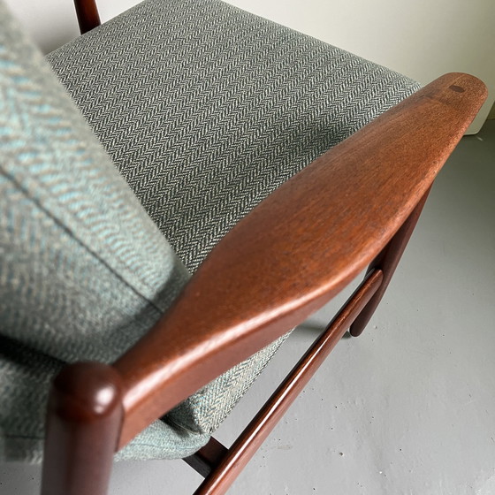 Image 1 of 1960S Deense teakhouten 'fauteuil' model 350 van Poul Volther voor Frem Røjle