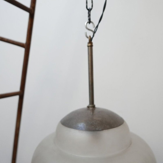 Image 1 of Ongebruikelijke vintage hanglamp in 2 tinten, Duitsland 1930