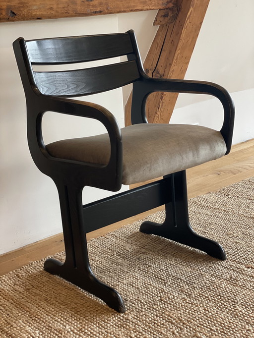 Wengé wooden Designer Chair