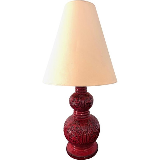 Vintage keramieken vloerlamp, 1970