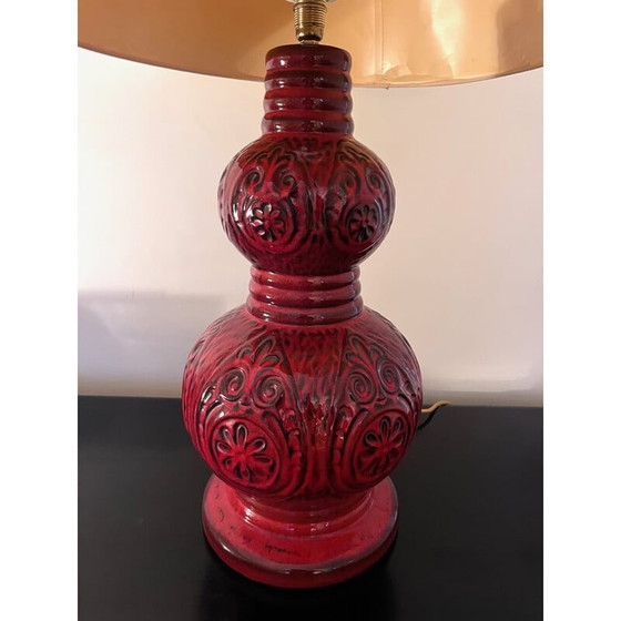 Image 1 of Vintage keramieken vloerlamp, 1970