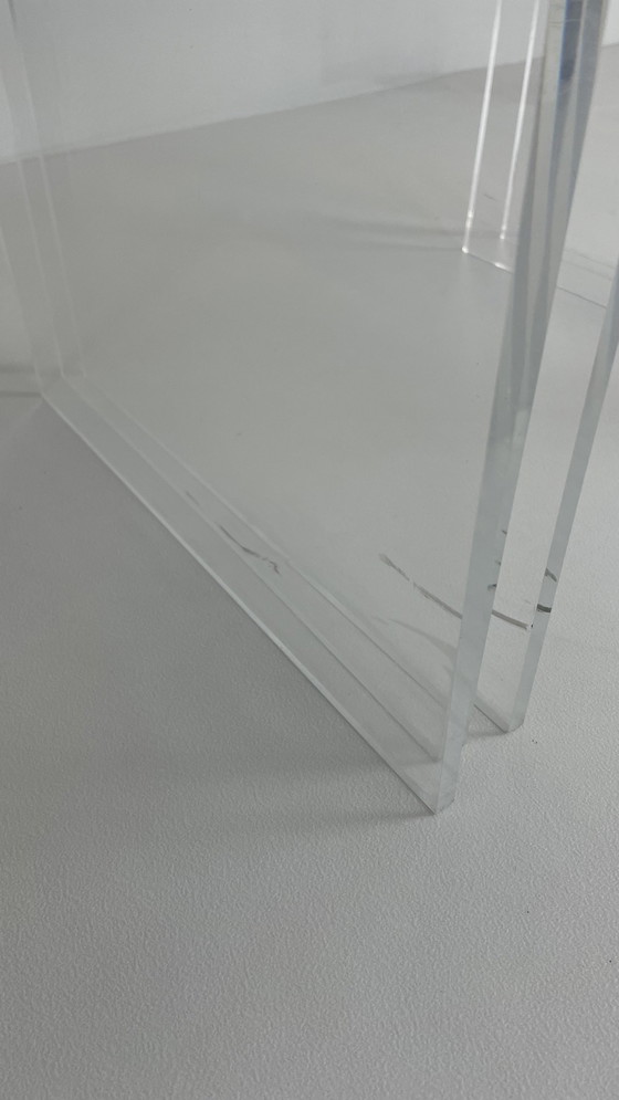 Image 1 of 3 X Vintage Plexiglas Nesting Tables Mimiset 