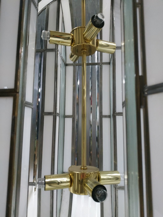 Image 1 of Unieke set 'High End' lampen Art Deco stijl by Fredrick Ramond Glassman (Frank Lloyd Wright Style) 