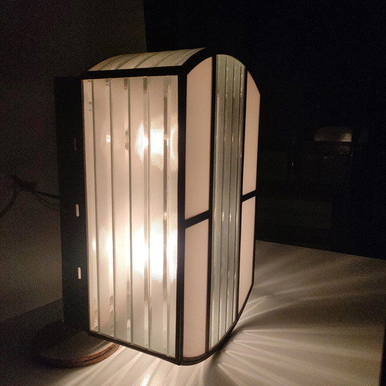 Image 1 of Unieke set 'High End' lampen Art Deco stijl by Fredrick Ramond Glassman (Frank Lloyd Wright Style) 