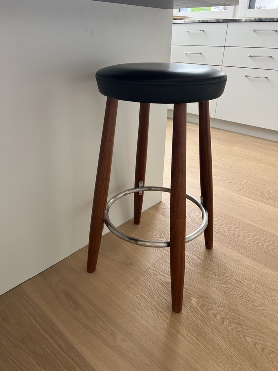 Image 1 of 3x Carl Hansen & Søn barkruk