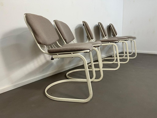 5 vintage Italian wired dinining Chairs