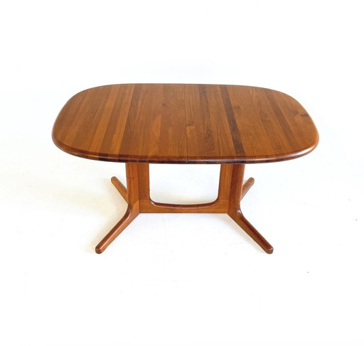 Verlengbare Teakhouten Eettafel, Glostrup Møbelfabrik